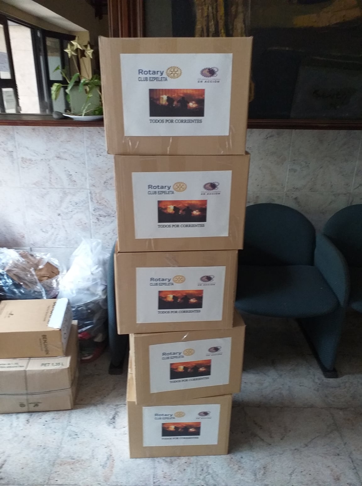 ENVÍO DE ELEMENTOS A CORRIENTES